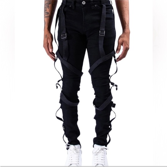 Serenede Size 36 Black Bondage Pants - Picture 1 of 6